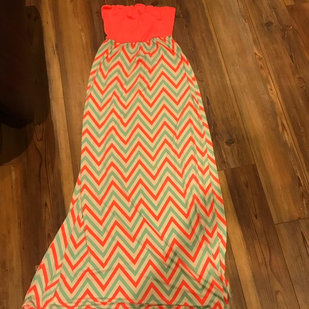 Chevron boutique dress